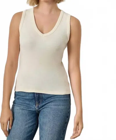 Lilla P V-neck Tank Top In Rope In Neutral