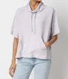 Lilla P Waffle Knit Elbow Sleeve Poncho In Thistle In Purple