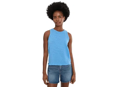 Lilla P Wide Binding Tank Women's Clothing Capri: Lg In Blue