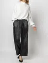 Lilla P Wide Leg Pant In Black In Black