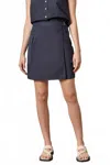 Lilla P Women's Eyelet Pocket Wrap Skirt In Navy In Blue