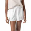 Lilla P Women's Fly Front Short In White In White