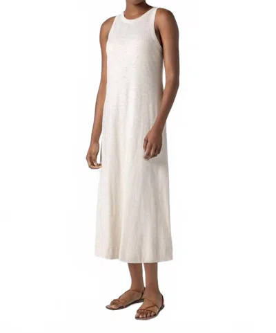 Lilla P Women's Jewel Neck Tank Dress In Canvas In White