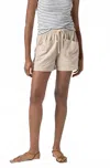 Lilla P Women's Patch Pocket Shorts In Flax In Neutral