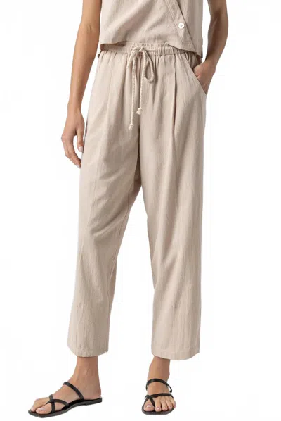 Lilla P Women's Summer Pant In Flax In Neutral