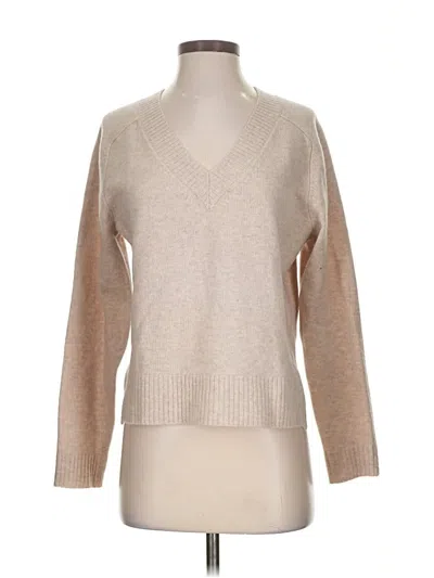 Pre-owned Lilla P Wool Pullover Sweater In Brown