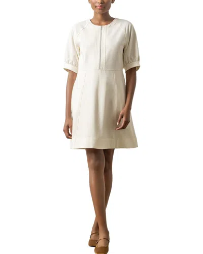 LILLA P ZIP FRONT FLARED DRESS