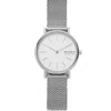 Lille Skagen Women's  White Dial Watch In White