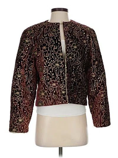 Pre-owned Lilli Ann Jacket In Burgundy