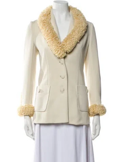 Pre-owned Lilli Ann Vintage Late 1970's - Early 1980's Coat In Neutral