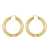 Lillian Basic Everyday Hoop Earrings In Gold In Gold