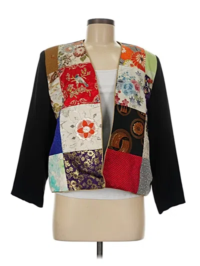 Pre-owned Lillie Rubin Blazer Jacket In Black