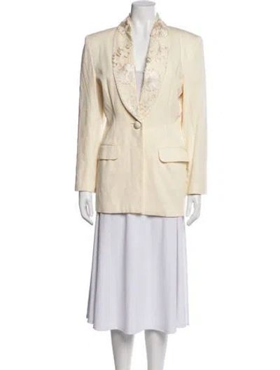 Pre-owned Lillie Rubin Blazer In Neutral