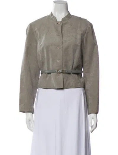 Pre-owned Lillie Rubin Evening Jacket In Gray