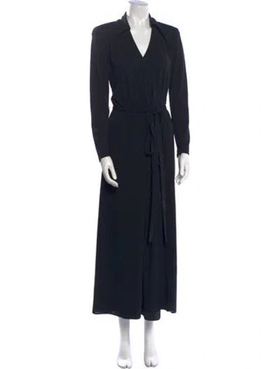 Pre-owned Lillie Rubin Long Dress In Black