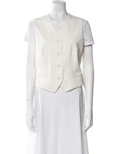 Pre-owned Lillie Rubin Vest In White