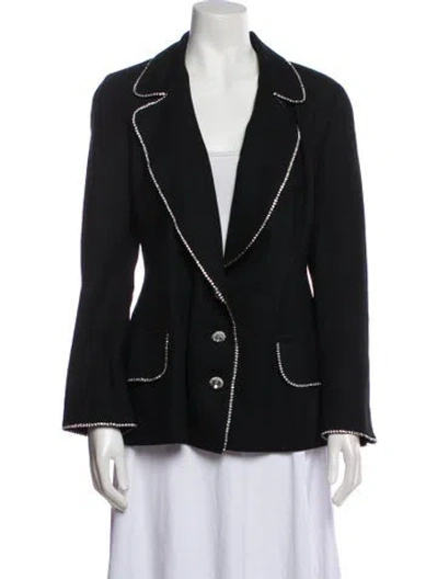 Pre-owned Lillie Rubin Vintage 1980's Blazer In Black