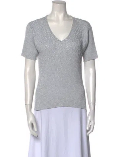 Pre-owned Lillie Rubin Vintage 1980's Sweater In Gray