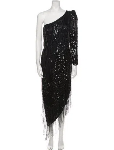 Pre-owned Lillie Rubin Vintage Long Dress In Black