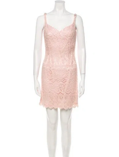 Pre-owned Lillie Rubin Vintage Mini Dress In Pink