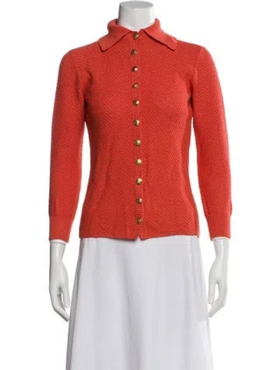 Pre-owned Lillie Rubin Vintage Sweater In Orange