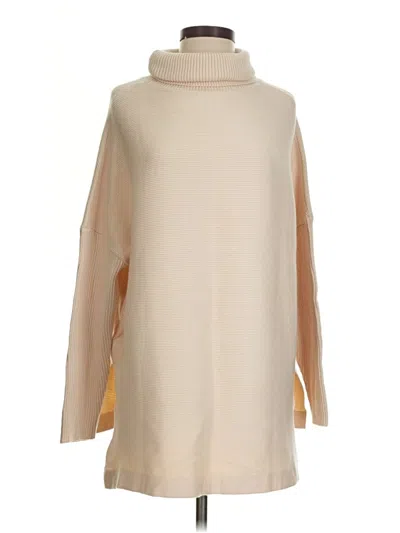 Pre-owned Lillusory 3/4 Sleeve Turtleneck In Tan