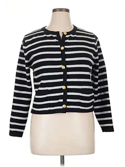 Pre-owned Lillusory Cardigan Sweater In Black