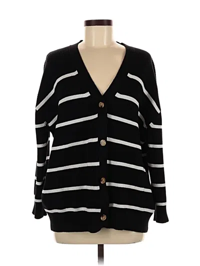 Pre-owned Lillusory Cardigan Sweater In Black