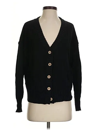 Pre-owned Lillusory Cardigan Sweater In Black