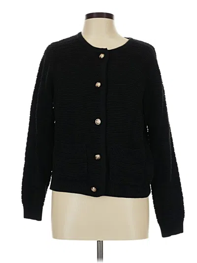 Pre-owned Lillusory Cardigan Sweater In Black
