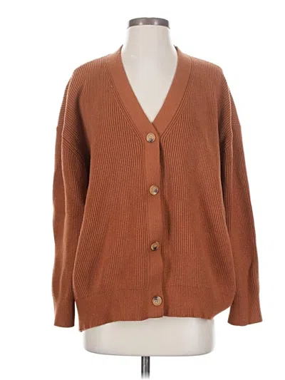 Pre-owned Lillusory Cardigan Sweater In Brown
