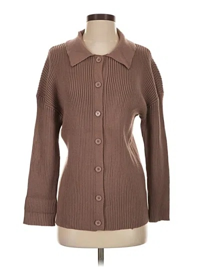 Pre-owned Lillusory Cardigan Sweater In Brown