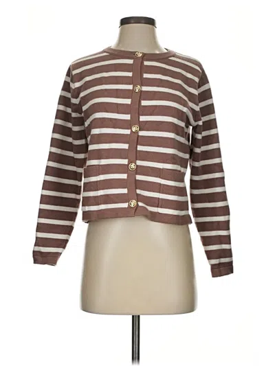 Pre-owned Lillusory Cardigan Sweater In Brown