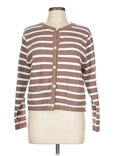 Pre-owned Lillusory Cardigan Sweater In Brown