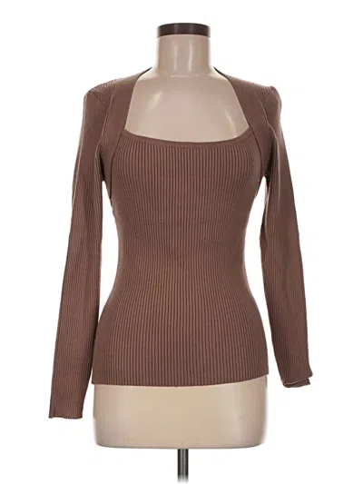 Pre-owned Lillusory Cardigan Sweater In Brown