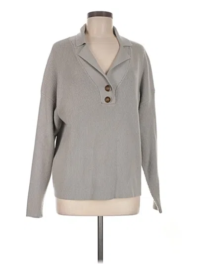 Pre-owned Lillusory Cardigan Sweater In Gray