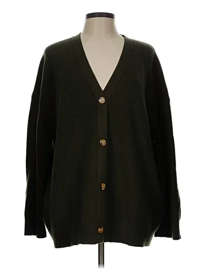 Pre-owned Lillusory Cardigan Sweater In Green