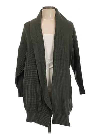 Pre-owned Lillusory Cardigan Sweater In Green