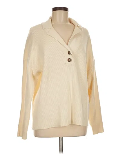 Pre-owned Lillusory Cardigan Sweater In Ivory