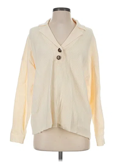 Pre-owned Lillusory Cardigan Sweater In Ivory