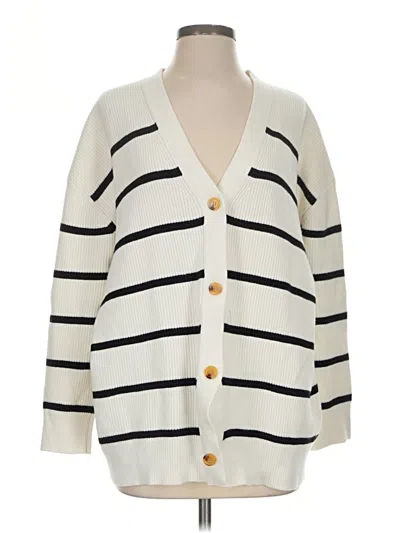 Pre-owned Lillusory Cardigan Sweater In Ivory