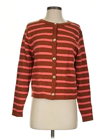 Pre-owned Lillusory Cardigan Sweater In Red