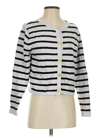 Pre-owned Lillusory Cardigan Sweater In Silver