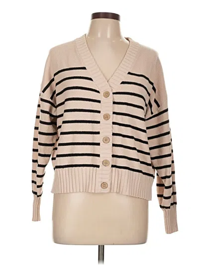 Pre-owned Lillusory Cardigan Sweater In Tan