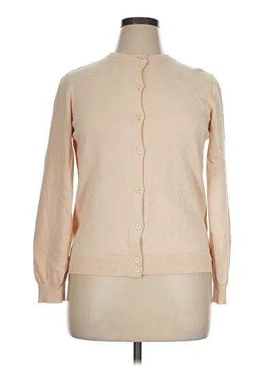 Pre-owned Lillusory Cardigan Sweater In Tan