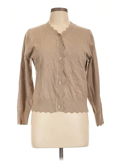 Pre-owned Lillusory Cardigan Sweater In Tan
