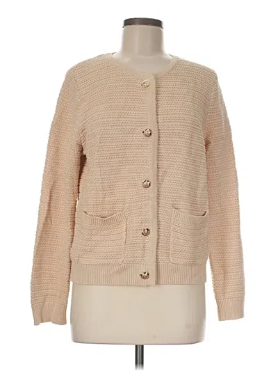 Pre-owned Lillusory Cardigan Sweater In Tan