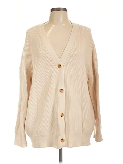 Pre-owned Lillusory Cardigan Sweater In Tan