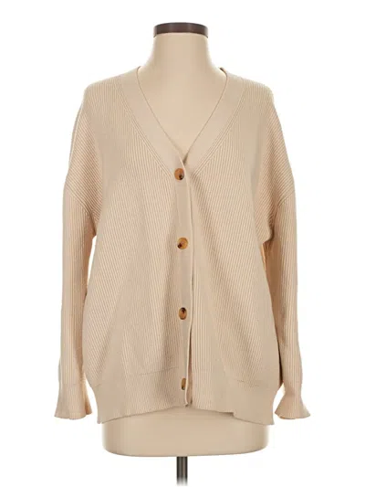 Pre-owned Lillusory Cardigan Sweater In White