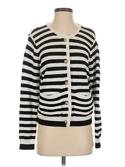 Pre-owned Lillusory Cardigan Sweater In White